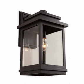 Freemont One Light Outdoor Wall Mount Oil Rubbed BronzeOutdoor wall sconces with motion sensor