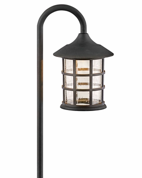 Freeport Coastal Elements LED Path Light Textured BlackDecorative outdoor post lights