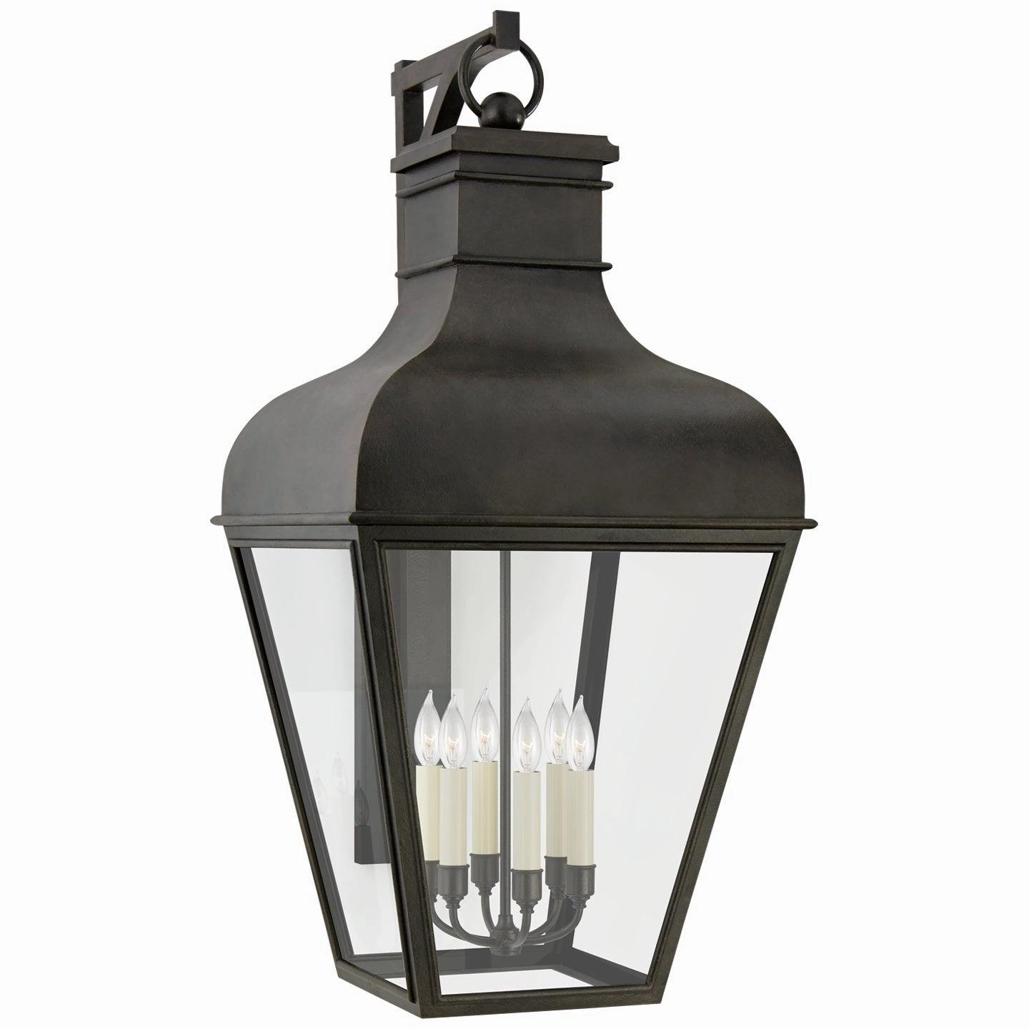 Fremont Six Light Wall Lantern French RustOutdoor wall sconces with motion sensor