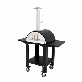 Fresh Grills Free Standing Extra Large Pizza Oven with Prep Stations luxury outdoor cooking system setup