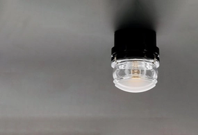 Fresnel Wall Light | SingleWeatherproof outdoor lighting