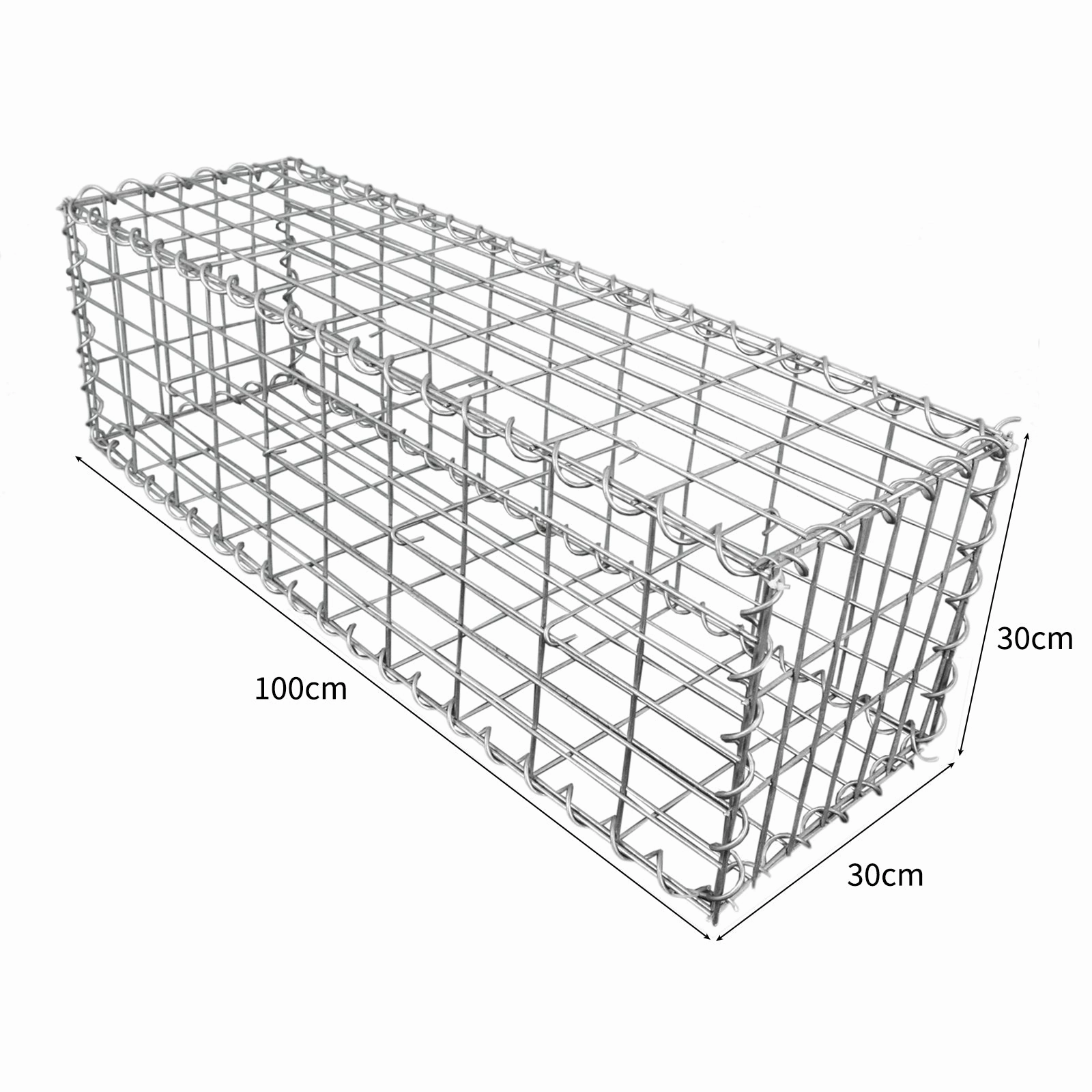 Gabion Baskets 100 x 30 x 30cm / 6 Pack