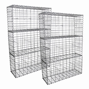 Gabion Baskets 100 x 50 x 30cm / 6 Pack extra large ceramic garden planters