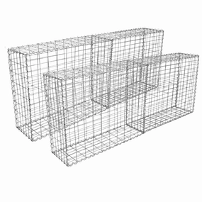Gabion Baskets 100 x 95 x 30cm / 4 Pack extra large ceramic garden planters