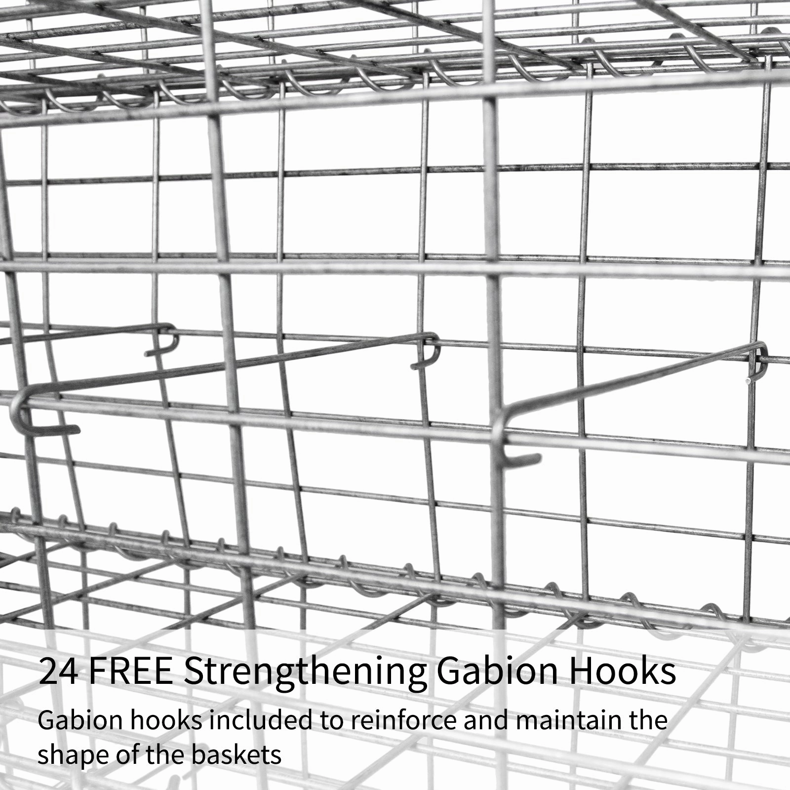 Gabion Baskets 100 x 95 x 30cm / 6 Pack