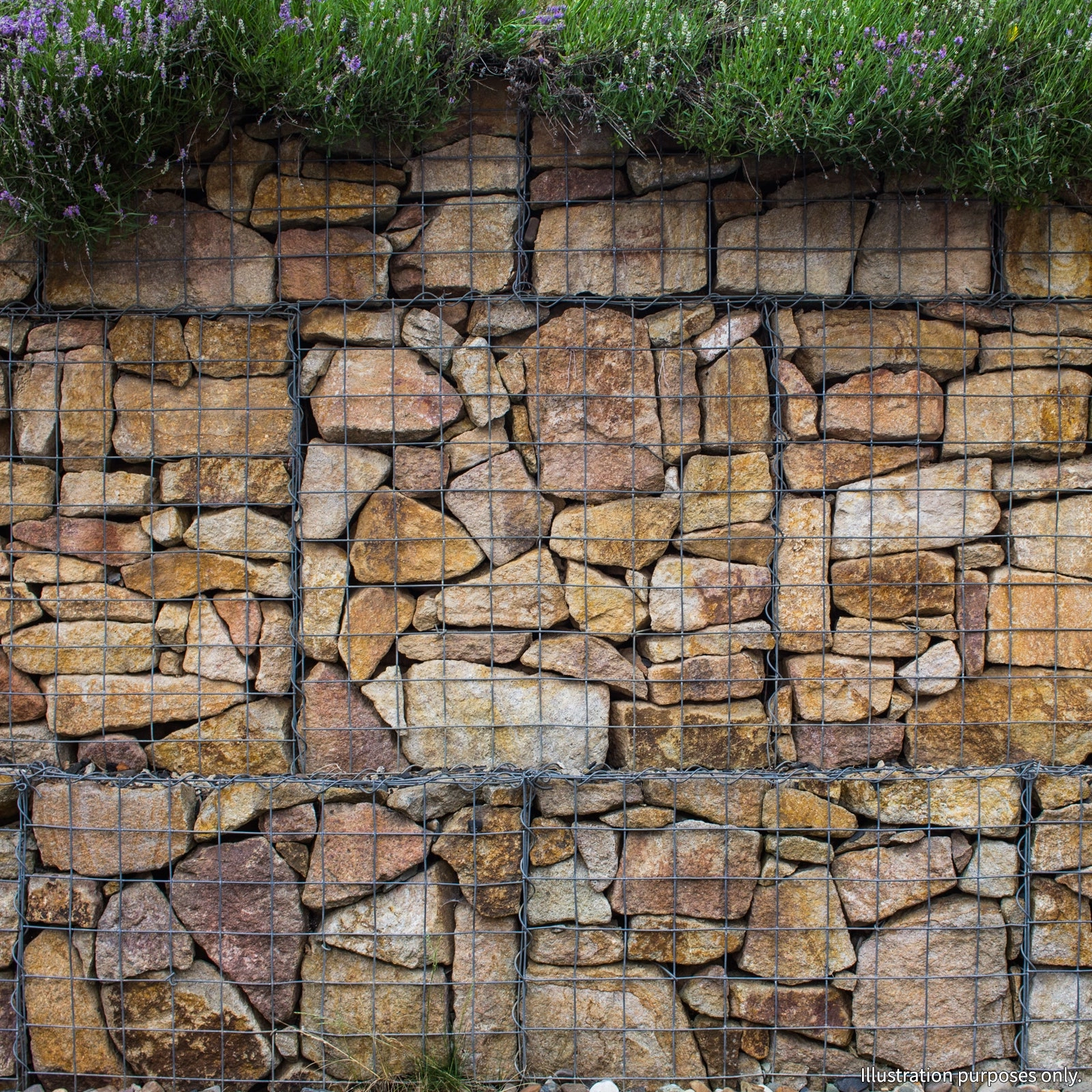 Gabion Baskets 100 x 95 x 30cm / 6 Pack