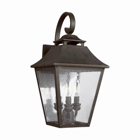 Galena Three Light Lantern SableOutdoor wall sconces with motion sensor
