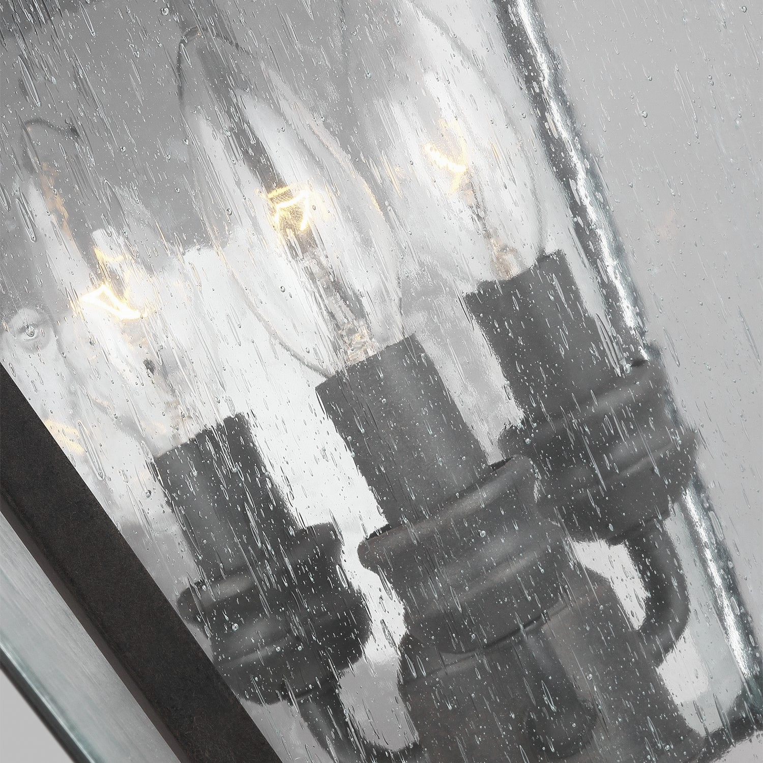 Galena Three Light Lantern Sable
