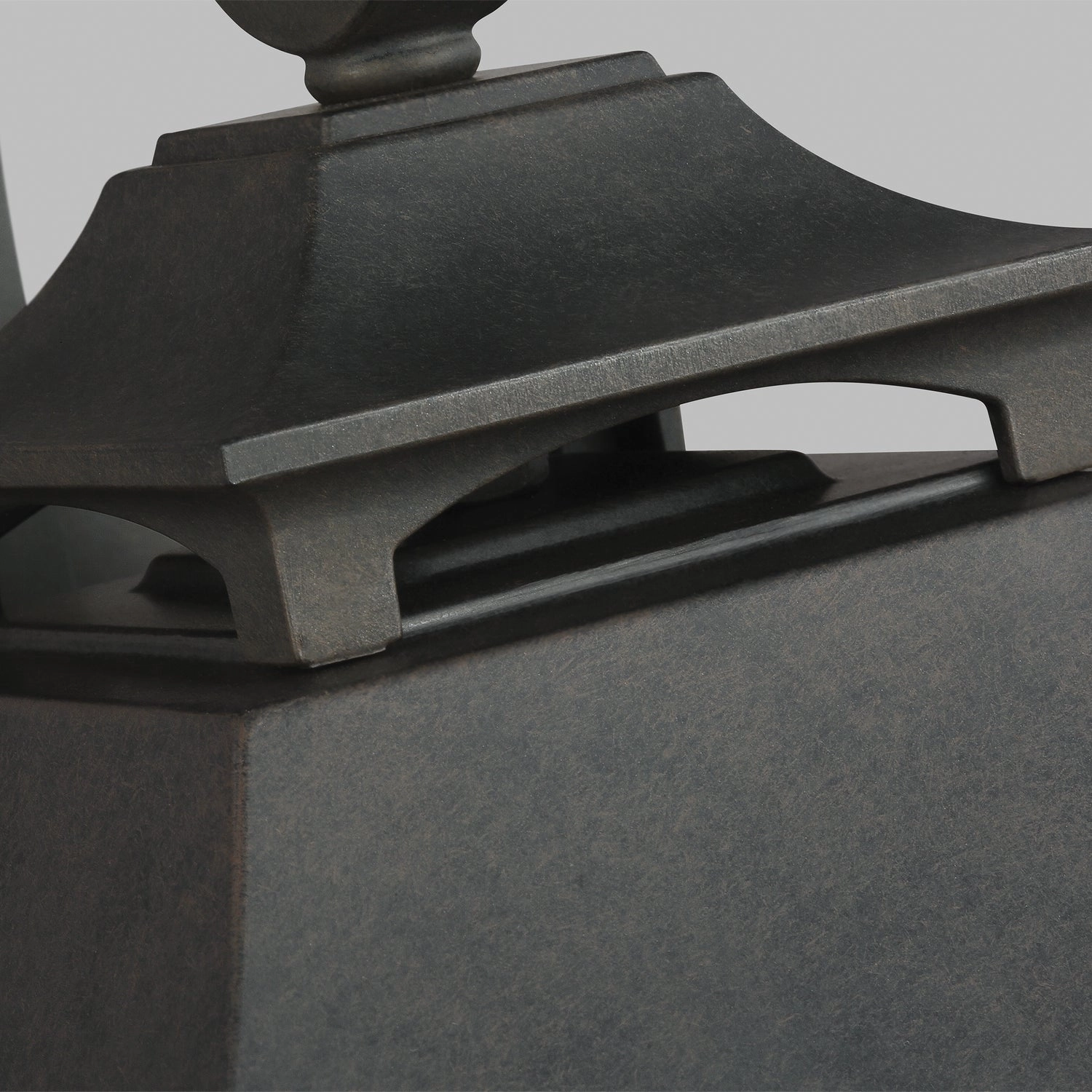 Galena Three Light Lantern Sable