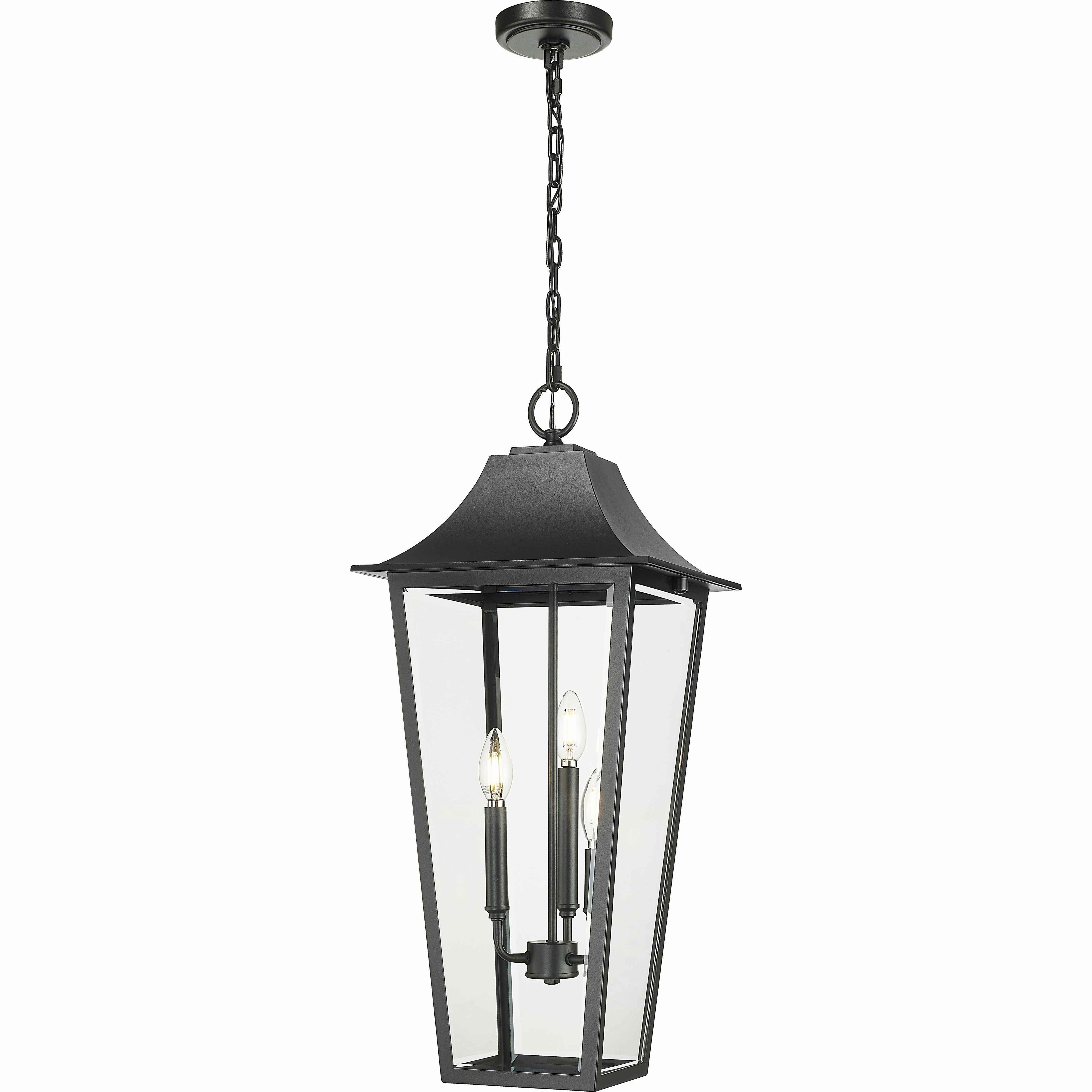 Gannon 3-Light Outdoor Chain Mount Ceiling FixtureWeatherproof outdoor lighting