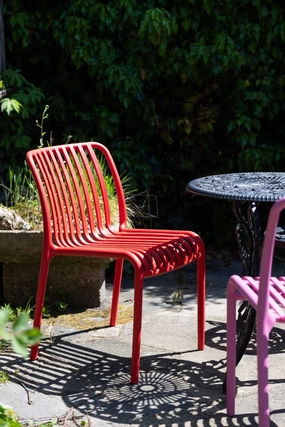 Garden Outdoor Dining Chair In Redoutdoor garden decorative ornaments