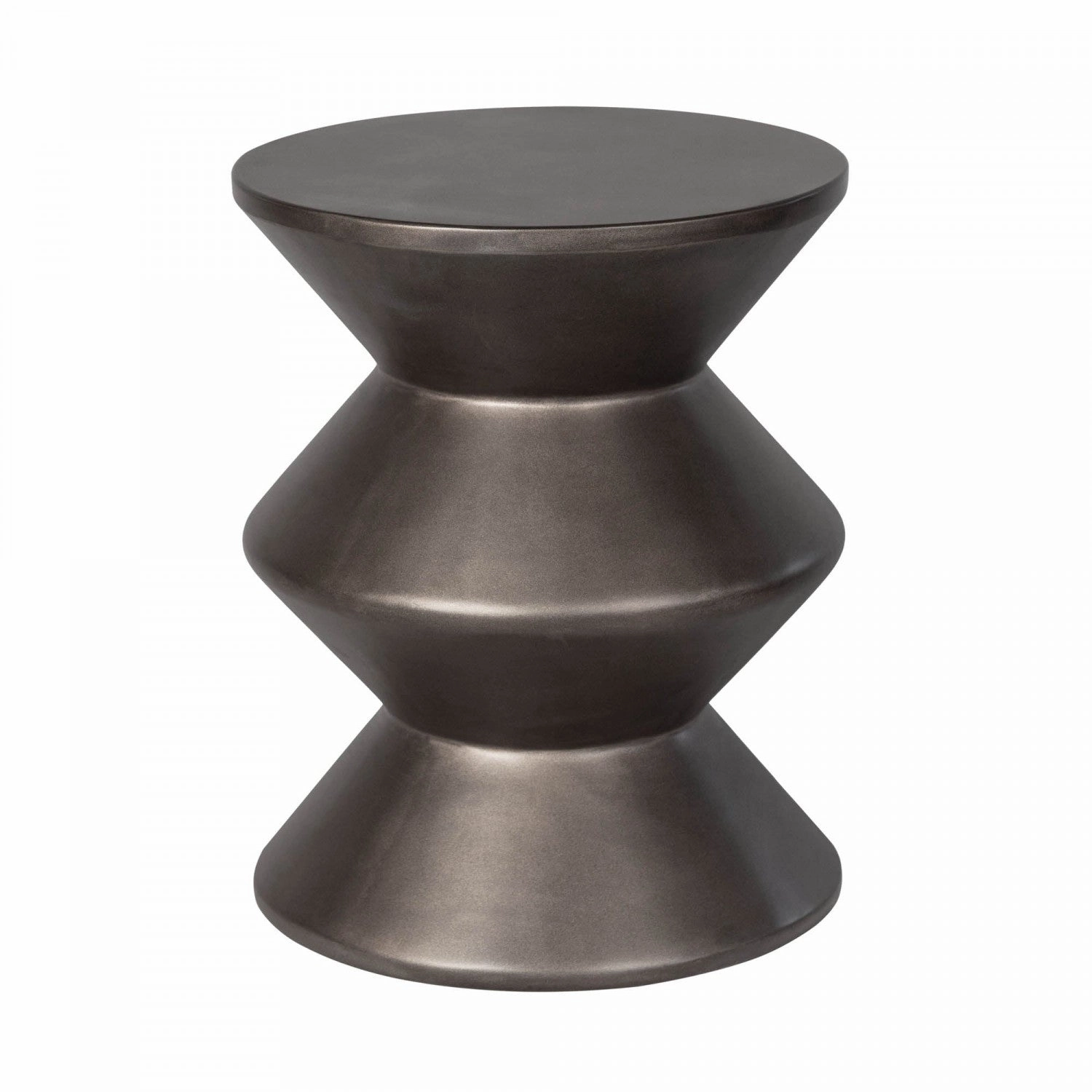 Gavrin Inverted Side Table - Bronzeoutdoor patio furniture set