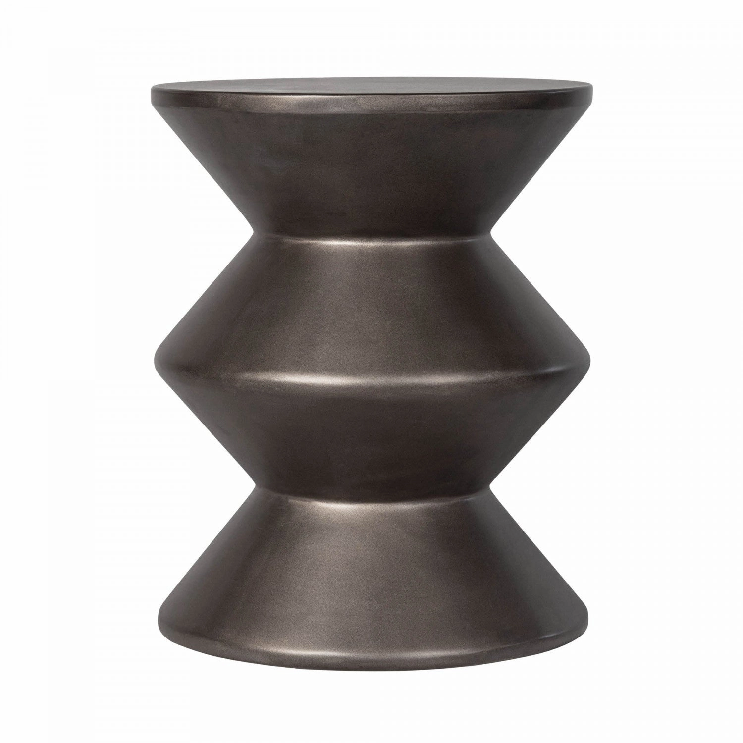 Gavrin Inverted Side Table - Bronze