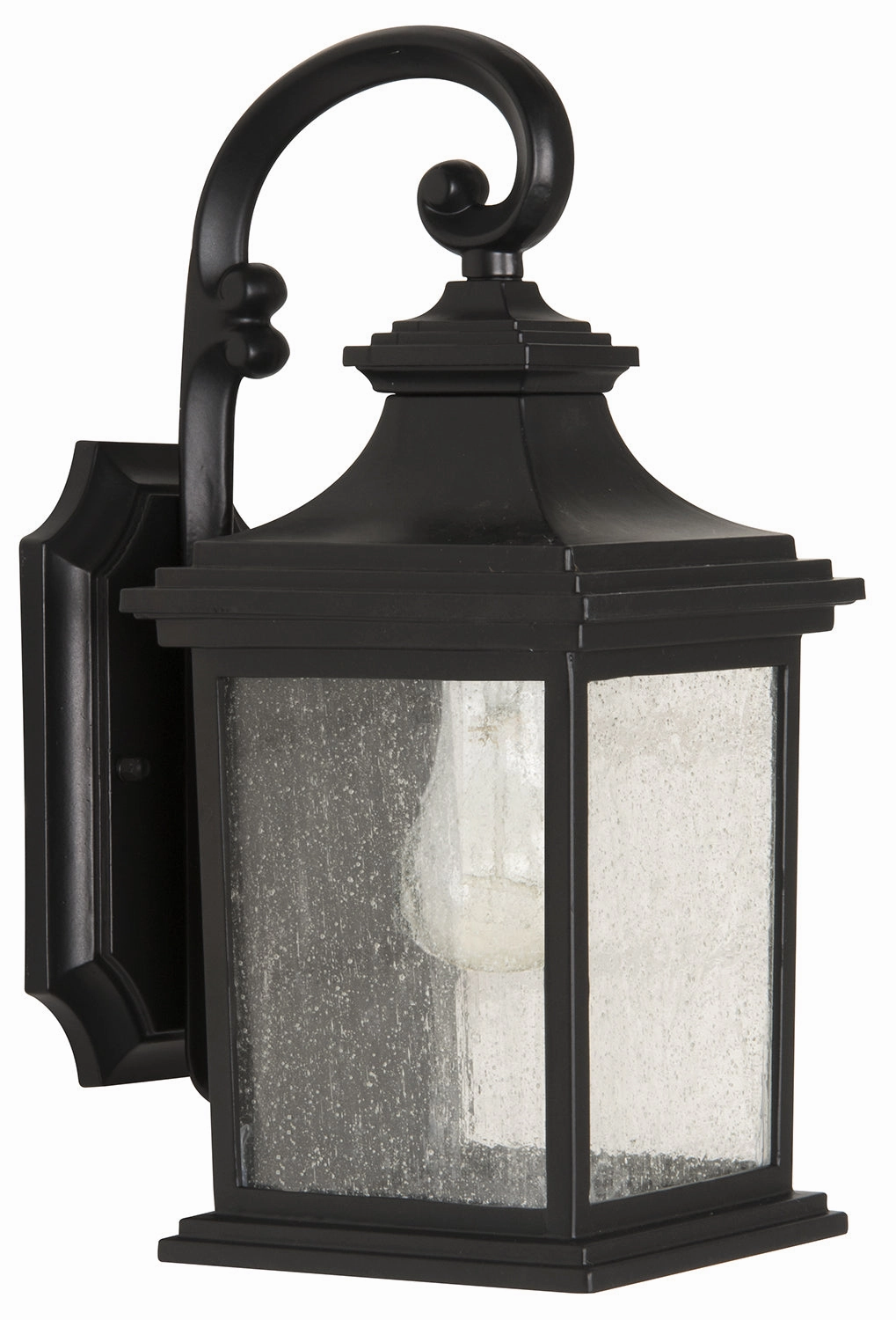 Gentry One Light Wall Mount MidnightOutdoor wall sconces with motion sensor