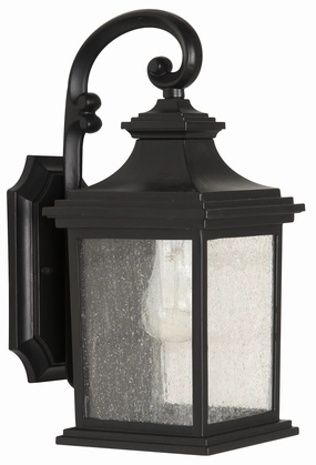 Gentry One Light Wall Mount MidnightOutdoor wall sconces with motion sensor