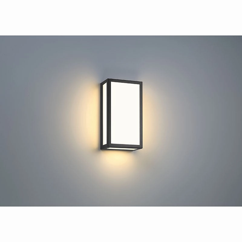 GEO Dual Voltage LED Outdoor Wall Mount Black