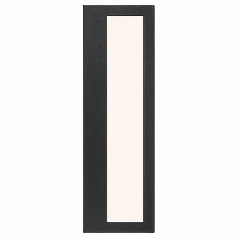 GEO Dual Voltage LED Outdoor Wall Mount Black
