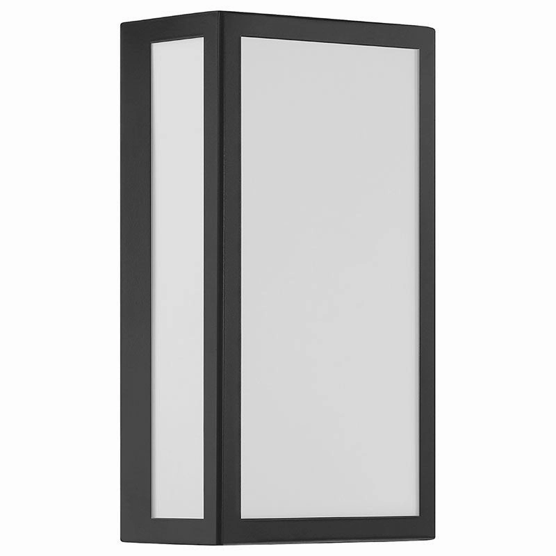 GEO Dual Voltage LED Outdoor Wall Mount Black