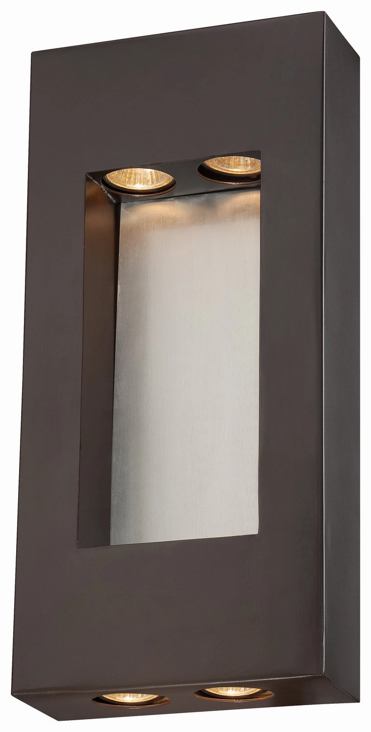 Geox Four Light Outdoor Wall Mount Dorian BronzeOutdoor wall sconces with motion sensor