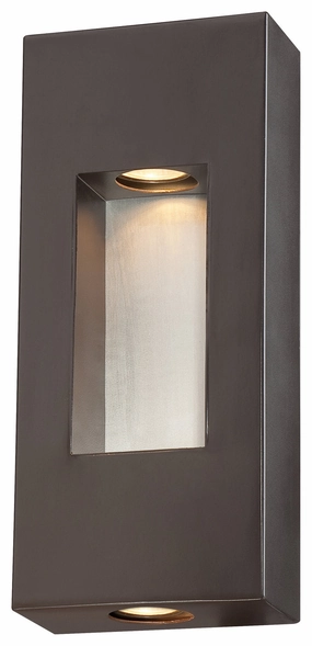 Geox Two Light Outdoor Wall Mount Dorian BronzeOutdoor wall sconces with motion sensor
