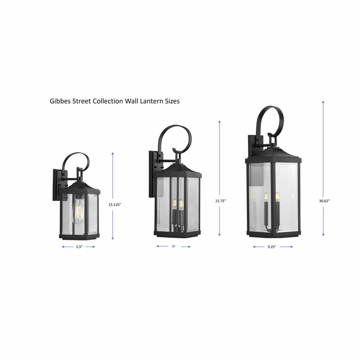 Gibbes Street One Light Wall Lantern Black