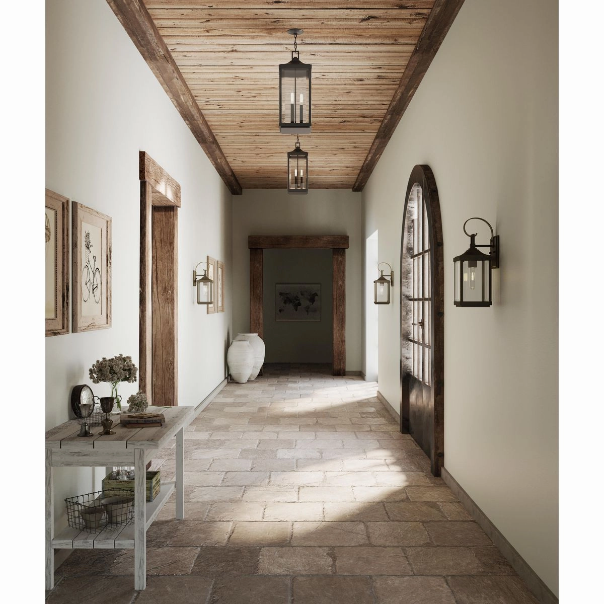Gibbes Street One Light Wall Lantern Black