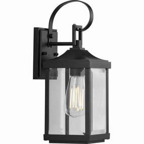 Gibbes Street One Light Wall Lantern BlackOutdoor wall sconces with motion sensor