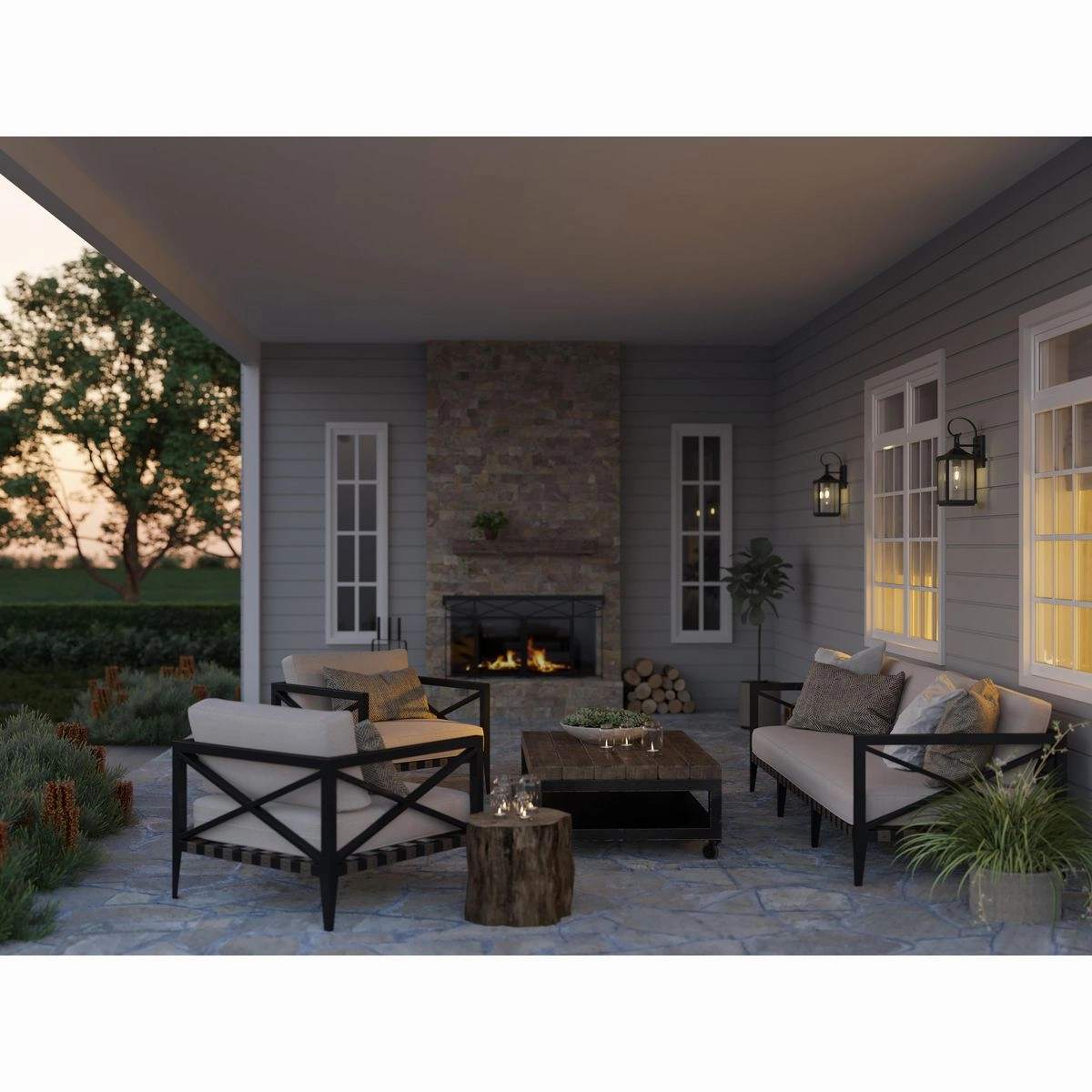 Gibbes Street One Light Wall Lantern Black