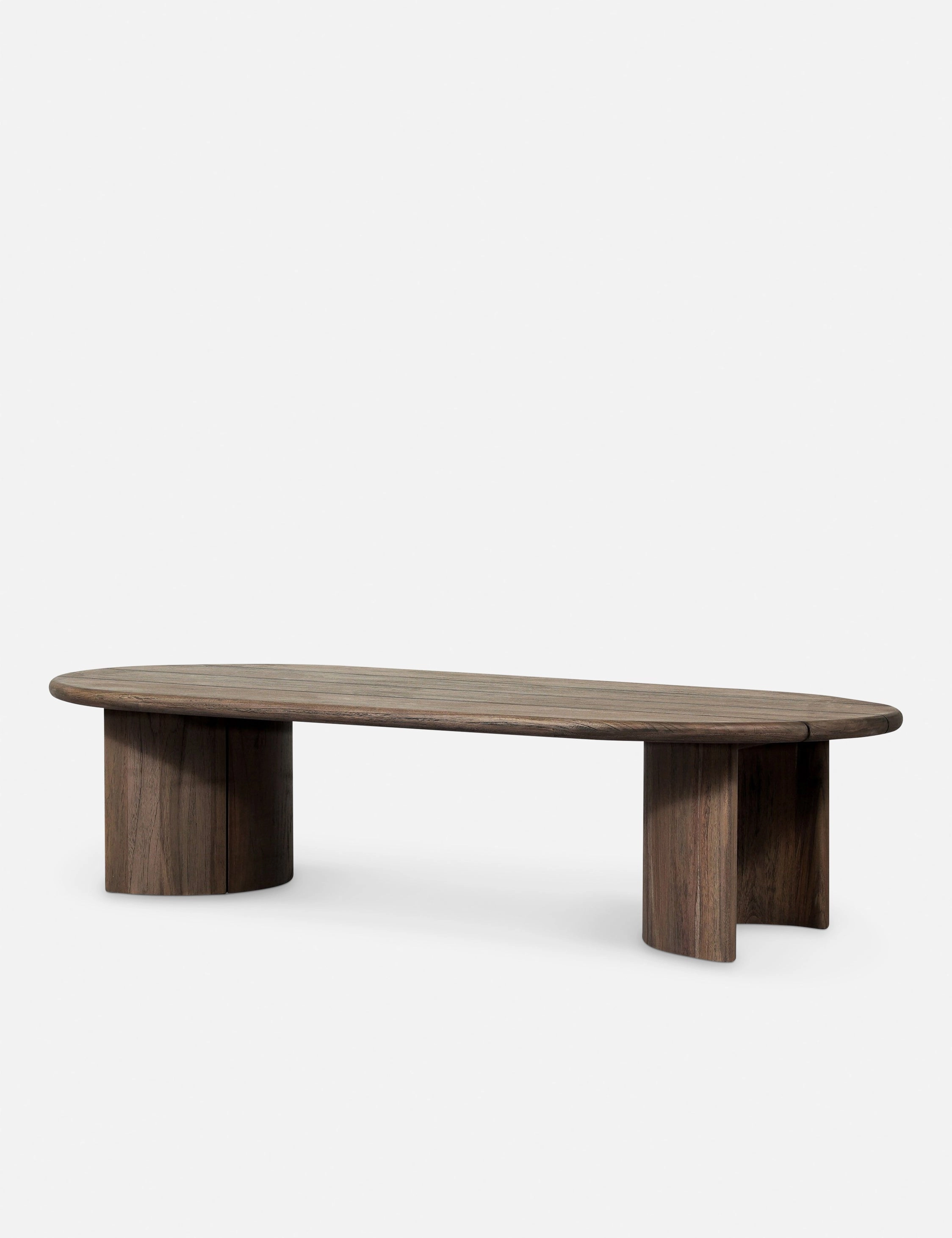 Gilda Outdoor Oval Coffee Table