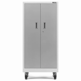 Gladiator Gray Slate Premier Pre-Assembled Tall GearBox - GATB302DZW large capacity outdoor storage box