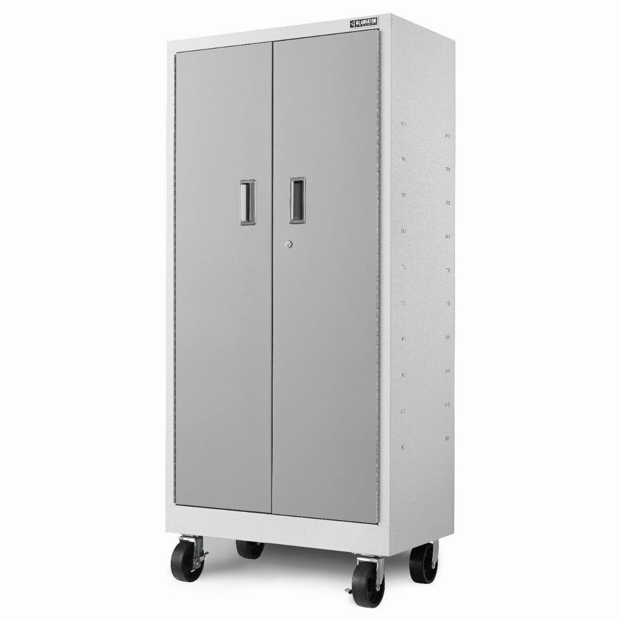 Gladiator Gray Slate Premier Pre-Assembled Tall GearLocker - GATL302DKW large capacity outdoor storage box