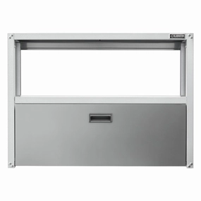 Gladiator Gray Slate Ready-to-Assemble Foldaway Work Station - GAFS42KDJW large capacity outdoor storage box
