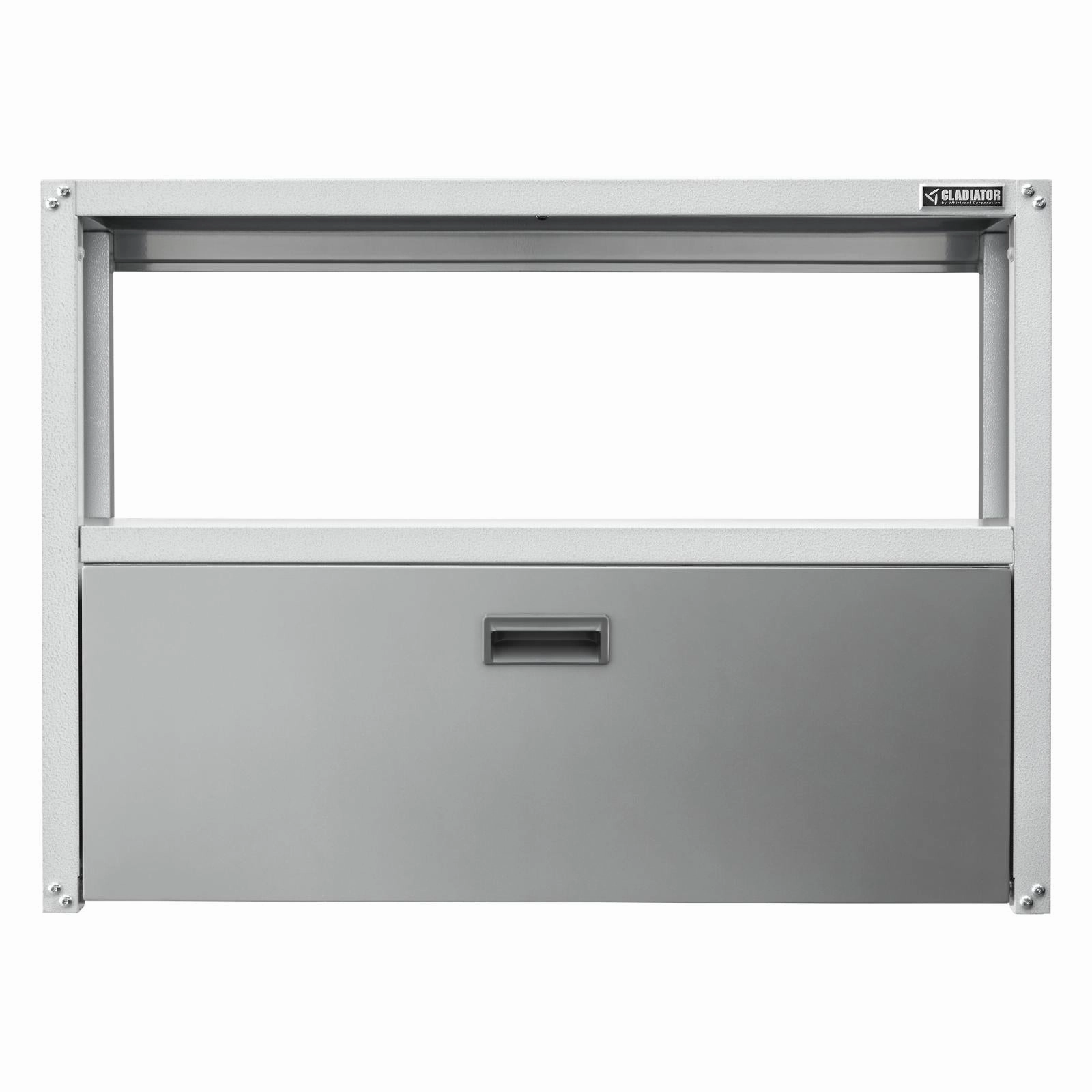 Gladiator Gray Slate Ready-to-Assemble Foldaway Work Station - GAFS42KDJW large capacity outdoor storage box
