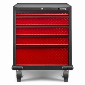 Gladiator Red Tread Premier Pre-Assembled GearDrawer - GAGD275DLR large capacity outdoor storage box