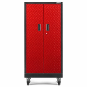 Gladiator Red Tread Premier Pre-Assembled Tall GearBox - GATB302DDR large capacity outdoor storage box