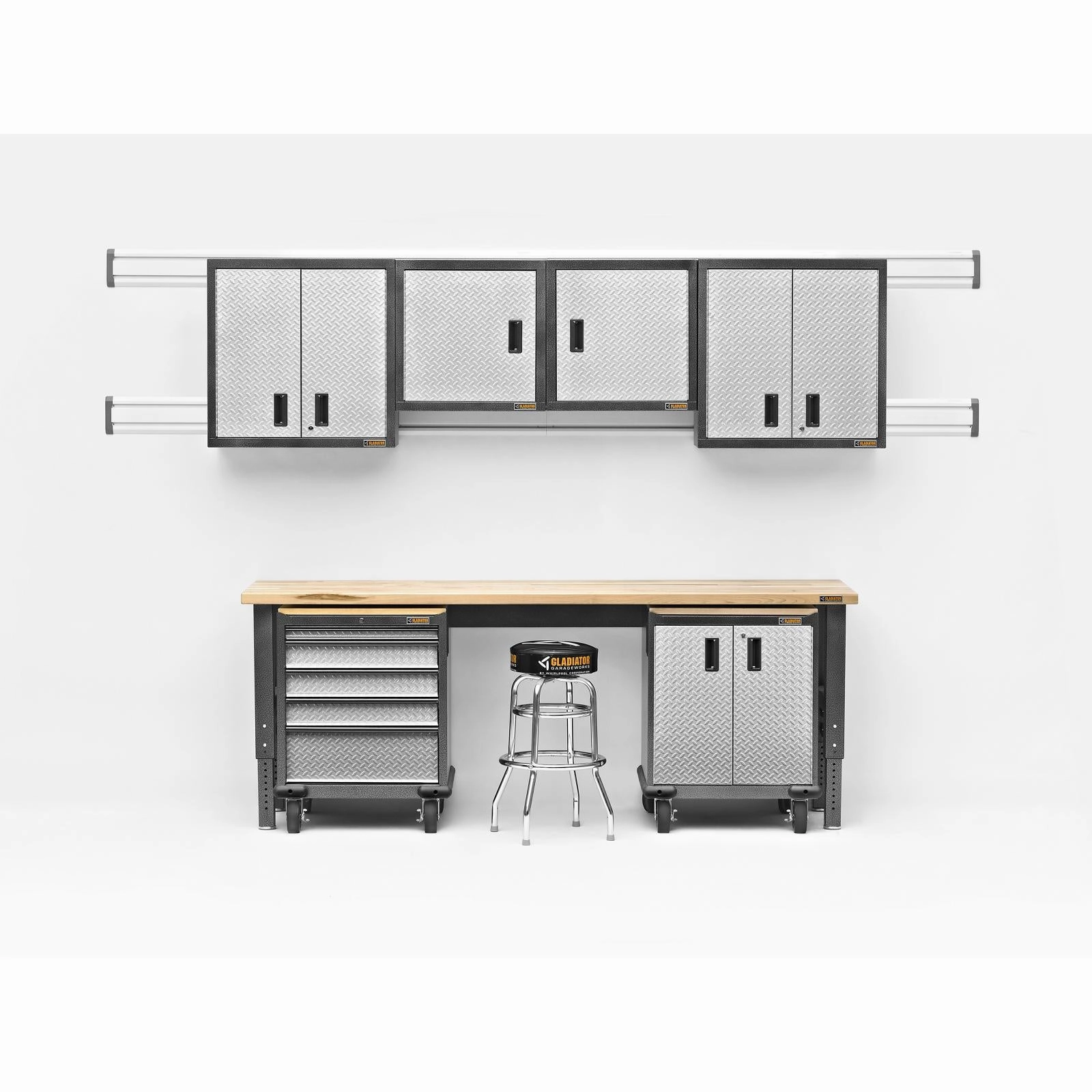 Gladiator Silver Tread Premier Pre-Assembled GearDrawer - GAGD275DLG