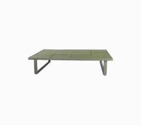 Glaze coffee table, rectangularoutdoor coffee table for patio or lounge