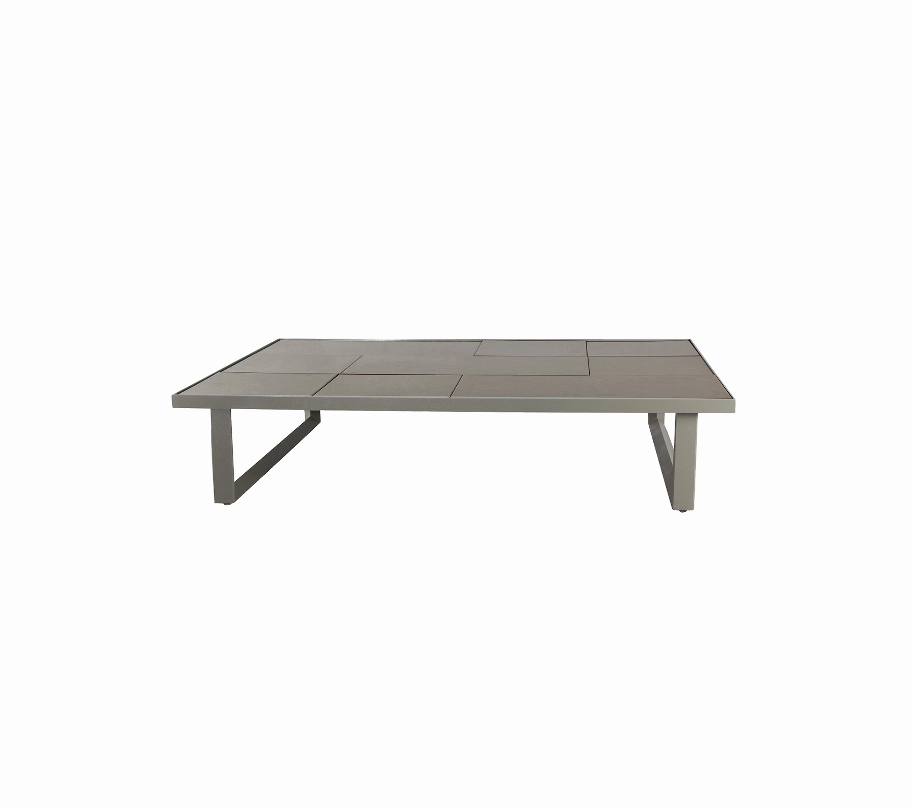 Glaze coffee table, rectangular