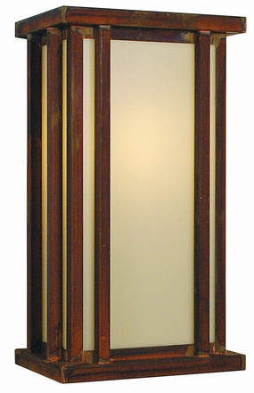 Glencoe One Light Wall Mount Raw CopperOutdoor wall sconces with motion sensor