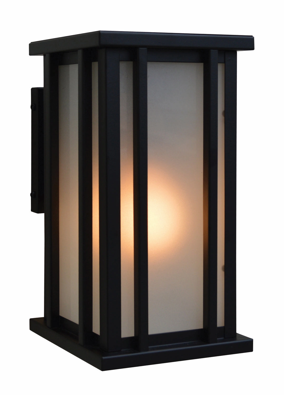 Glencoe One Light Wall Mount Satin BlackOutdoor wall sconces with motion sensor