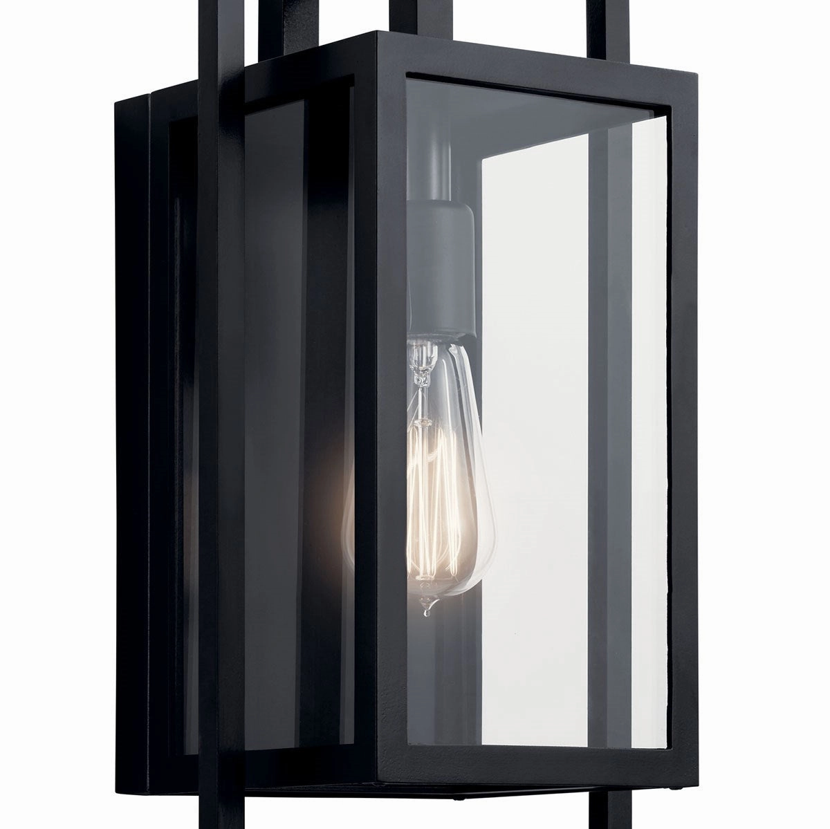 Goson One Light Outdoor Wall Mount Black