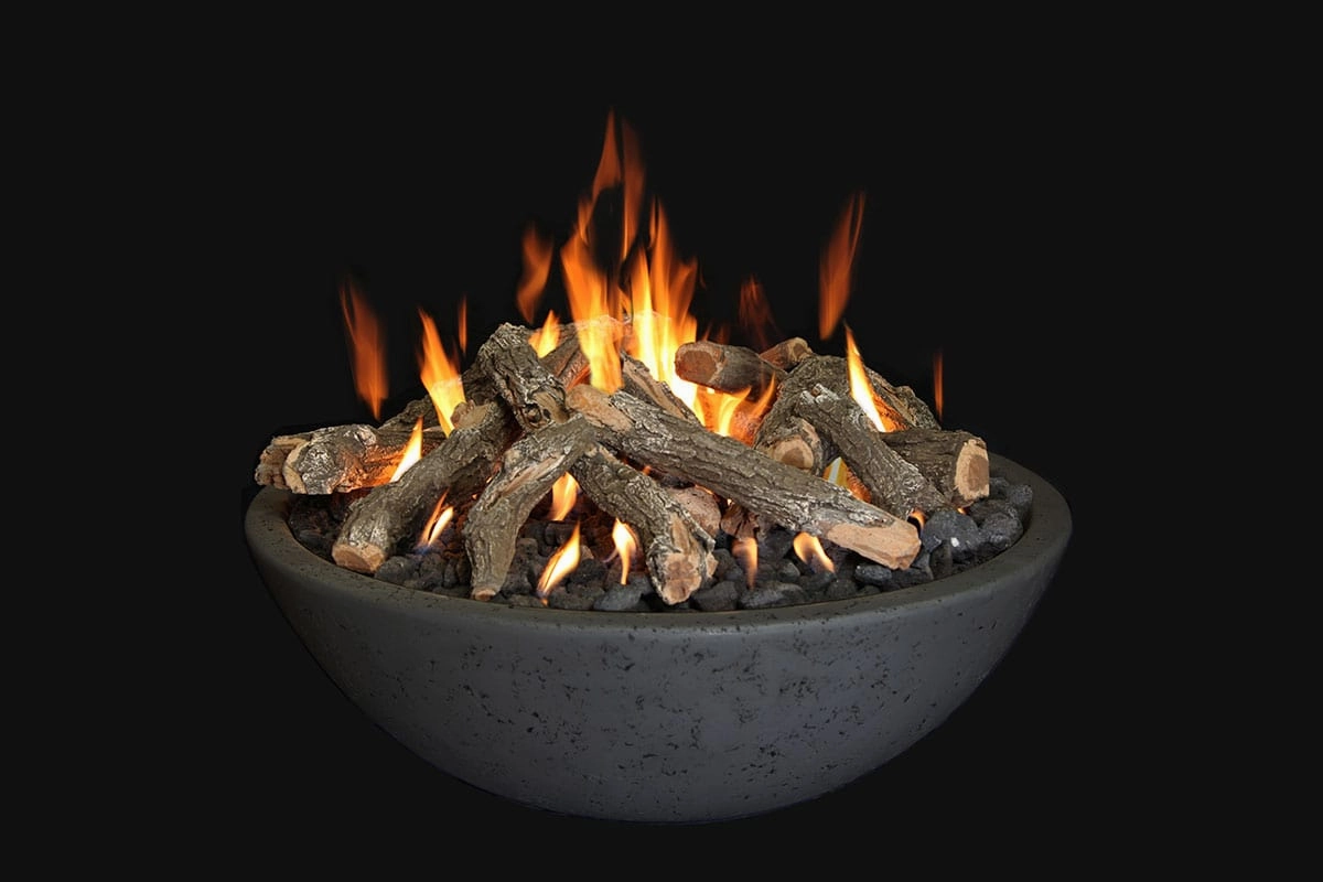 Grand Canyon 48" x 16" Tee-Pee Gas Burner Fire Pit Bowl FB4816-TP