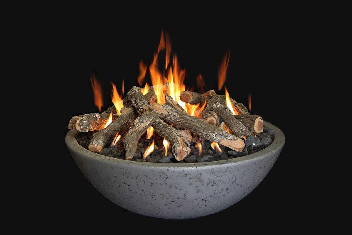 Grand Canyon 48" x 16" Tee-Pee Gas Burner Fire Pit Bowl FB4816-TP