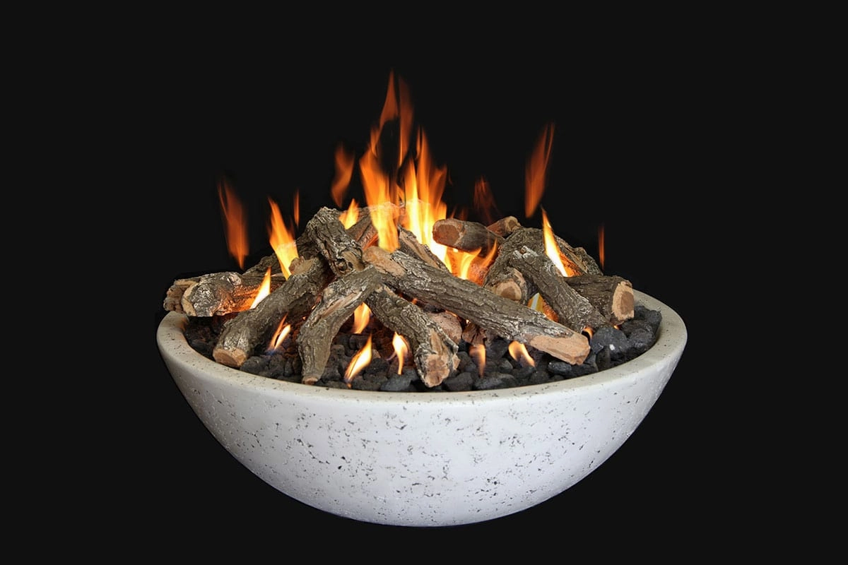 Grand Canyon 48" x 16" Tee-Pee Gas Burner Fire Pit Bowl FB4816-TP