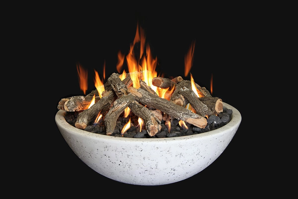 Grand Canyon 48" x 16" Tee-Pee Gas Burner Fire Pit Bowl FB4816-TP