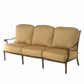 Grand Tuscany Sofacast aluminum patio dining set
