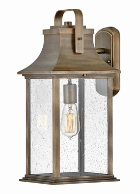 Grant LED Outdoor Lantern Burnished BronzeOutdoor wall sconces with motion sensor