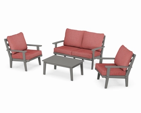 Grant Park 4-Piece Deep Seating Chair Setoutdoor patio dining furniture set