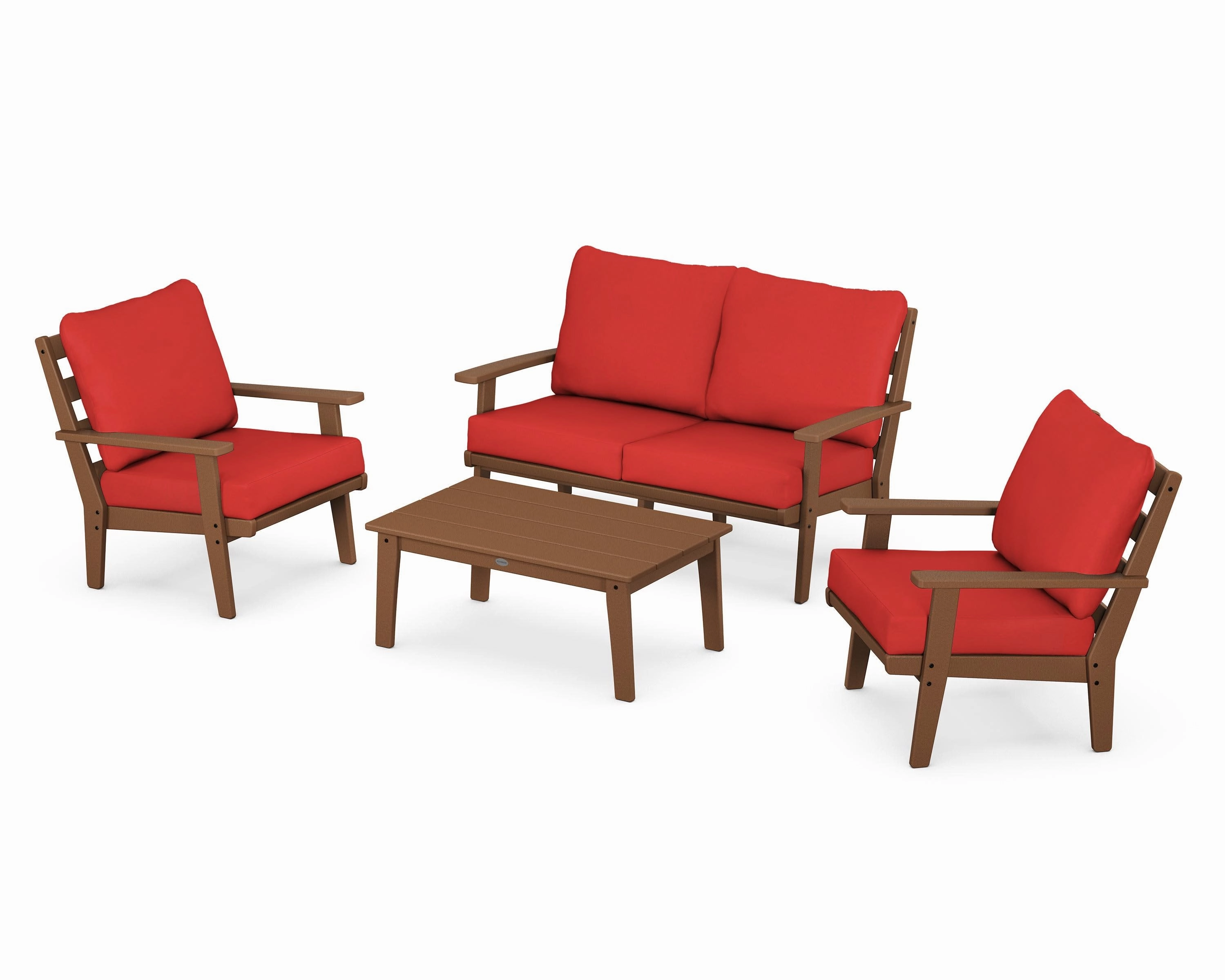 Grant Park 4-Piece Deep Seating Chair Set
