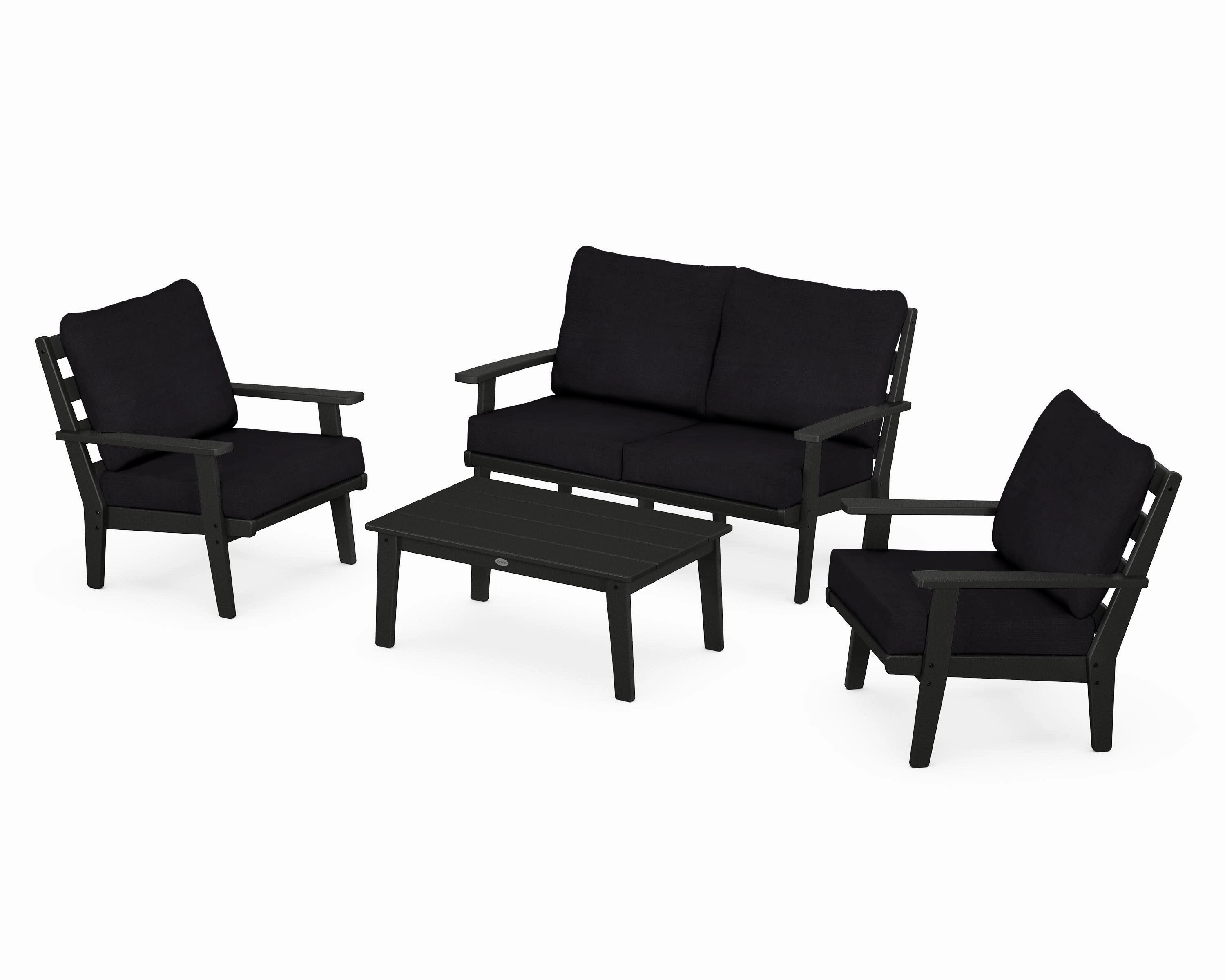 Grant Park 4-Piece Deep Seating Chair Set